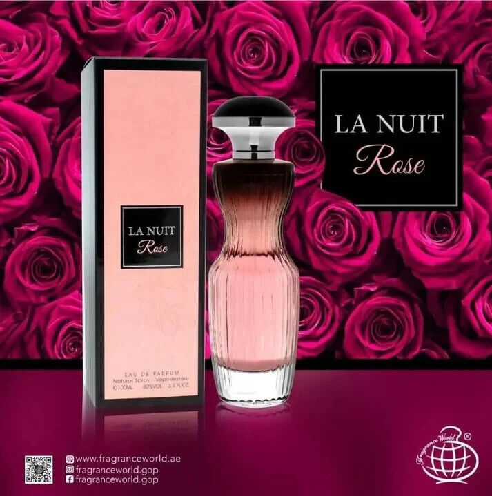 La Nuit Rose | Eau De Parfum | 100ml | Fragrance World