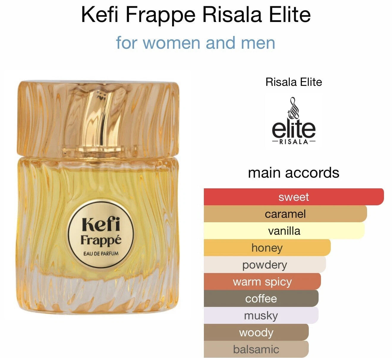 Kefi Frappe | Eau De Parfum | 100ml | House Of Armaf | Risala Elite