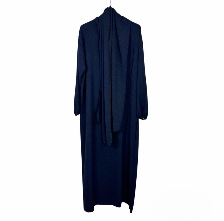 Girls Abaya With Scarf | Long Modest Dress | Islamic Muslim Ramadan Prayer Eid