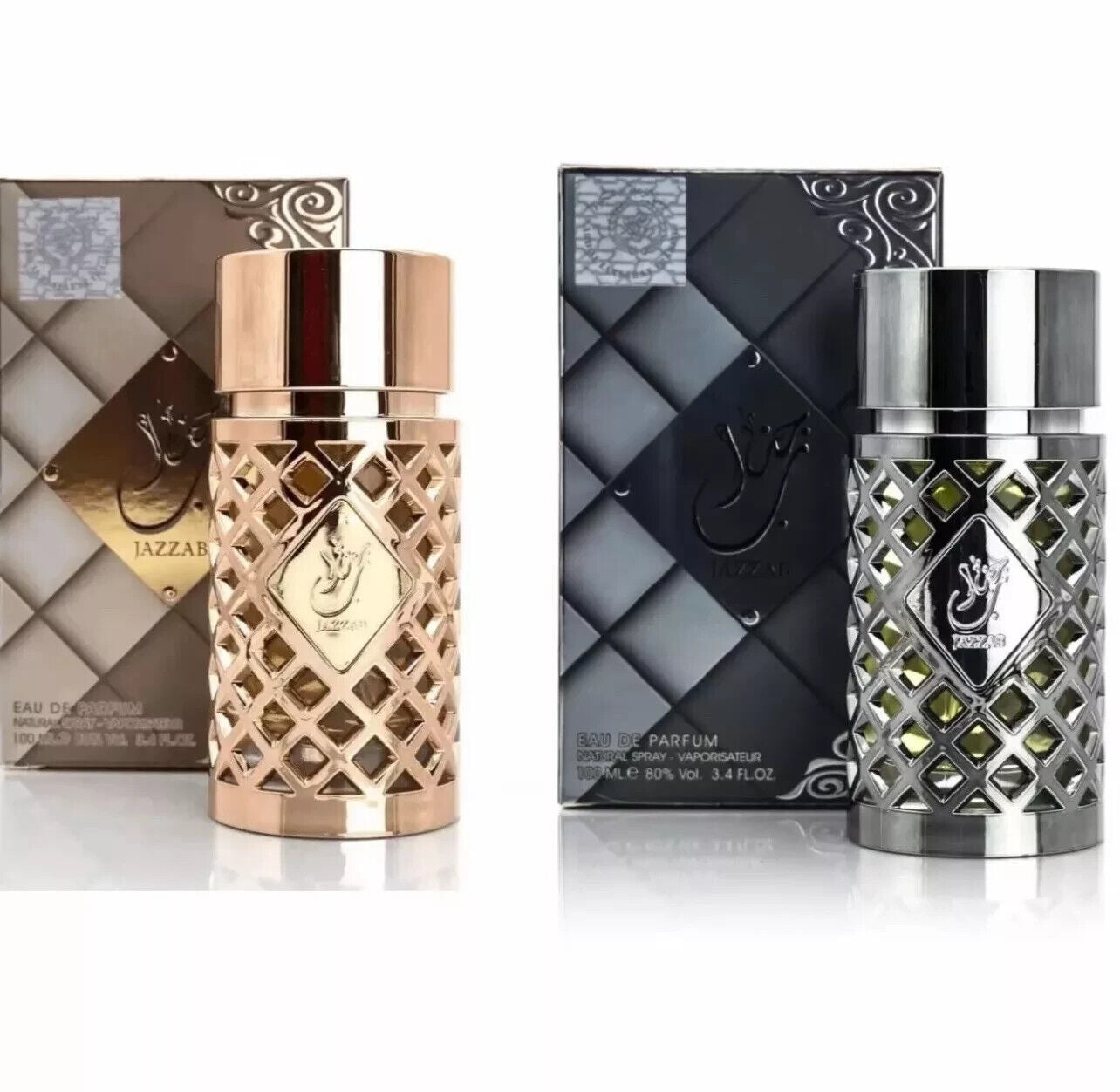 Jazzab Rose Gold & Silver | Bundle Set | Eau de Parfum | 100ml | Ard Al Zaafaran