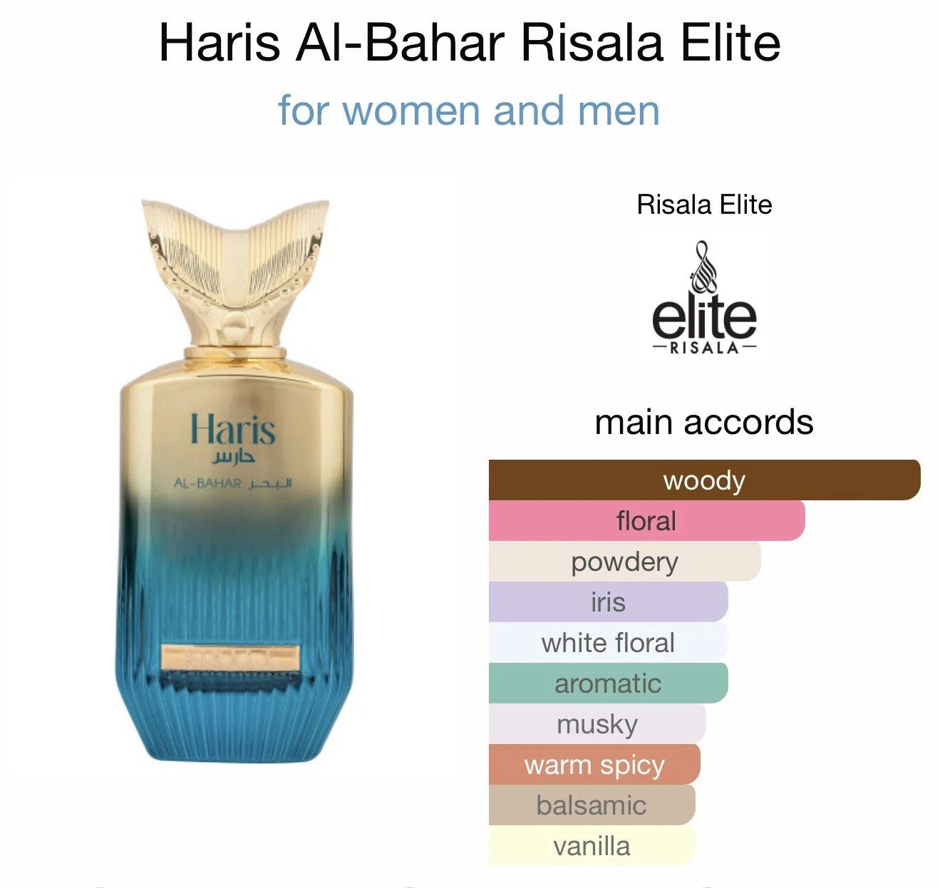 Haris Al Bahar | Eau De Parfum | 100ml | House Of Armaf | Risala Elite