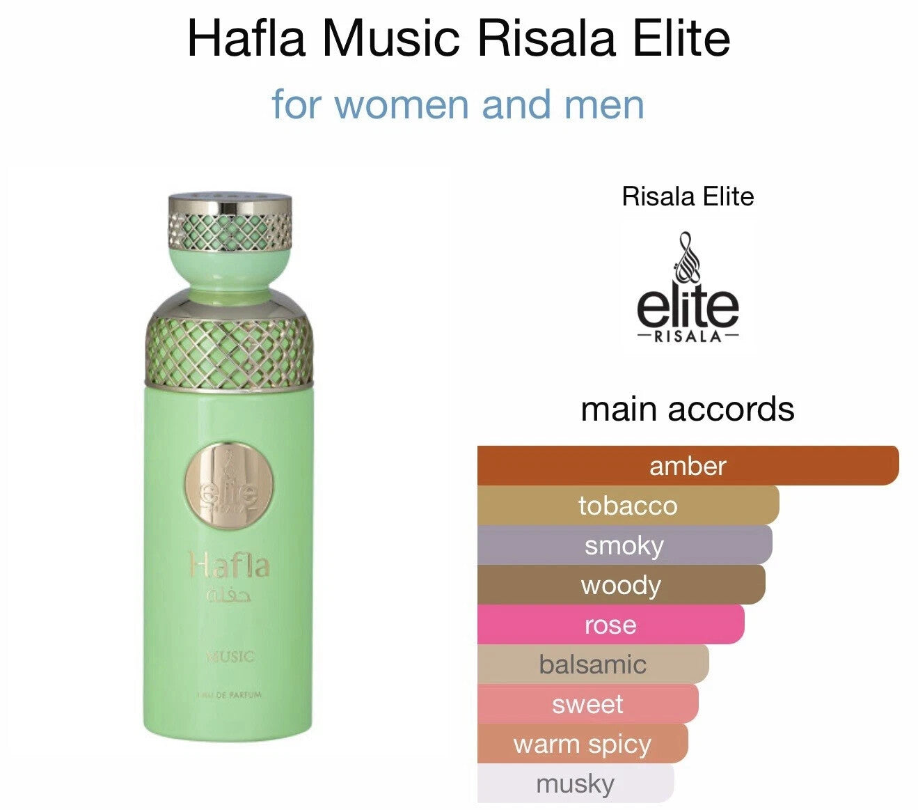 Hafla Music | Eau De Parfum | 200ml | House Of Armaf |Risala Elite