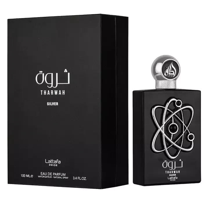 Tharwah Silver | Eau de Parfum | 100ml | Lattafa Pride