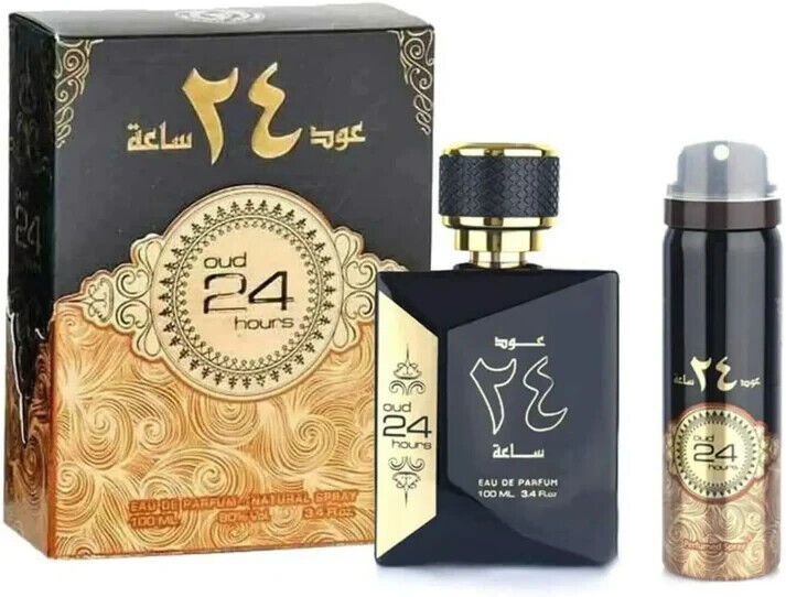 Oud 24 Hours | Free Deodorant | Eau de Parfum | 100ml | Ard Al Zaafaran