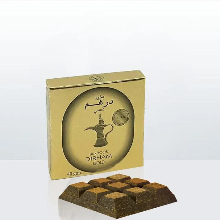 Dirham Gold | Bukhoor Bar | 40g | Ard Al Zaafaran