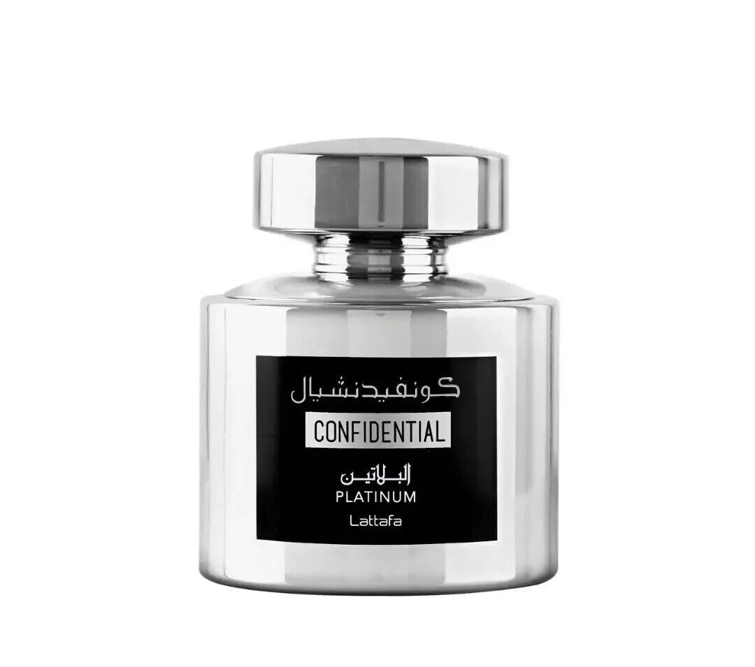 Confidential Platinum Silver | Eau de Parfum | 100ml | Lattafa
