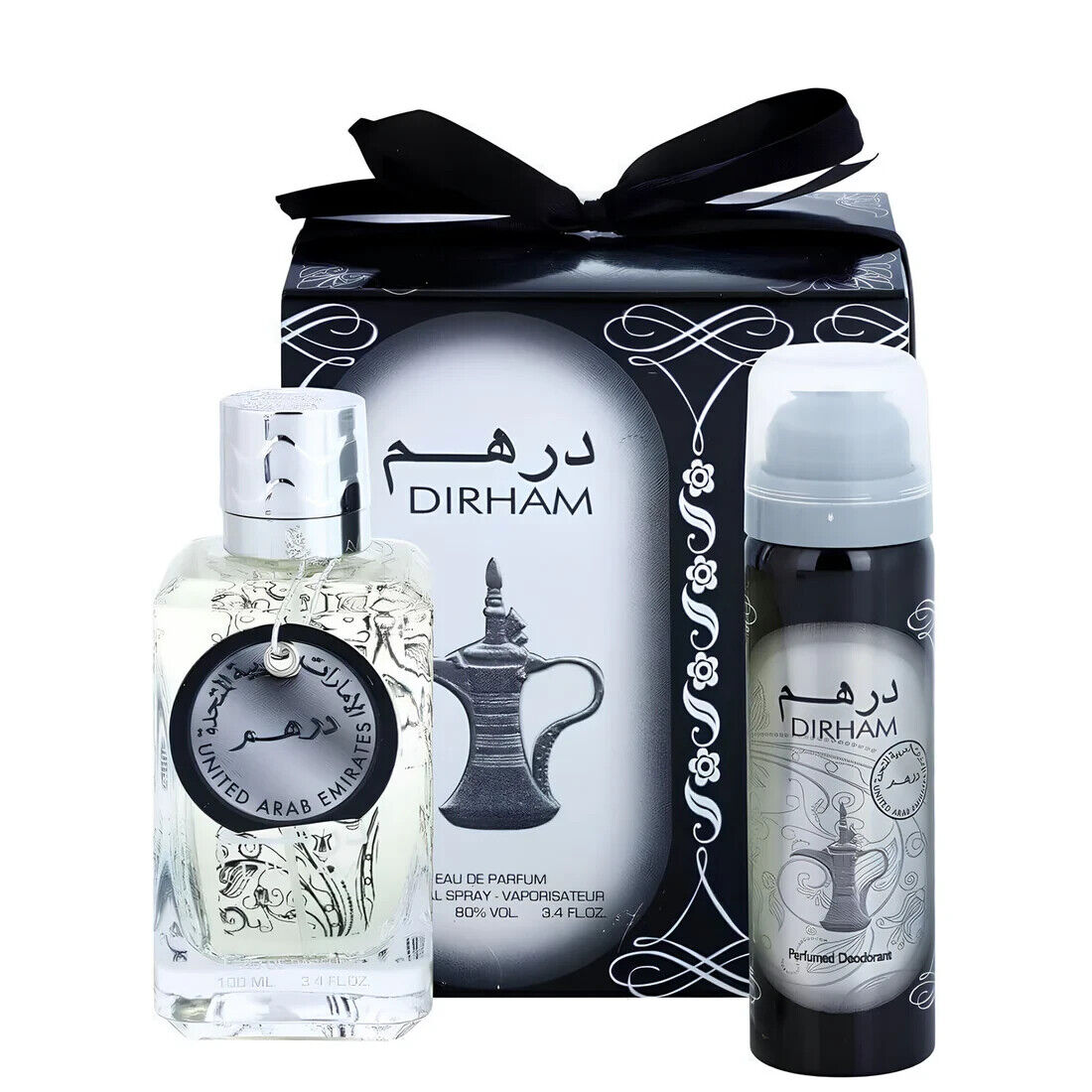 Dirham Silver | Free Deodorant | Eau de Parfum | 100ml | Ard Al Zaafaran