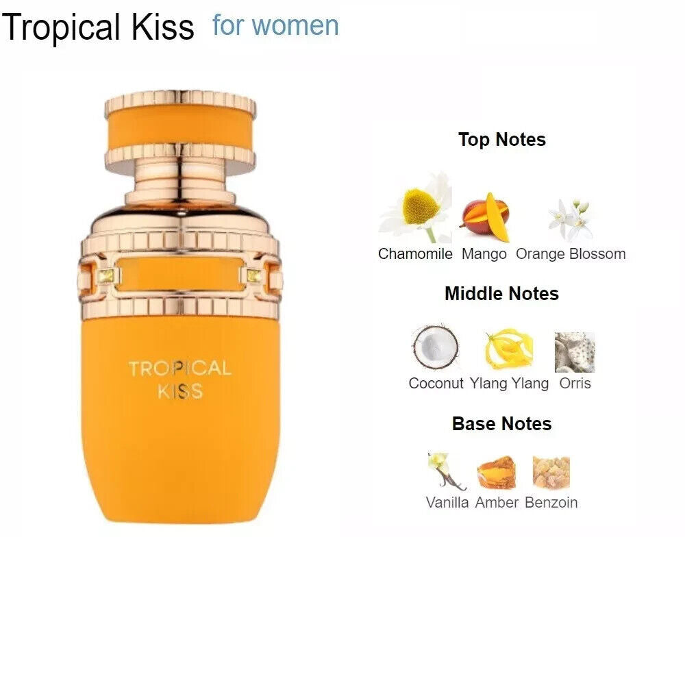 Tropical Kiss | Eau De Parfum | 80ml | French Avenue | Fragrance World