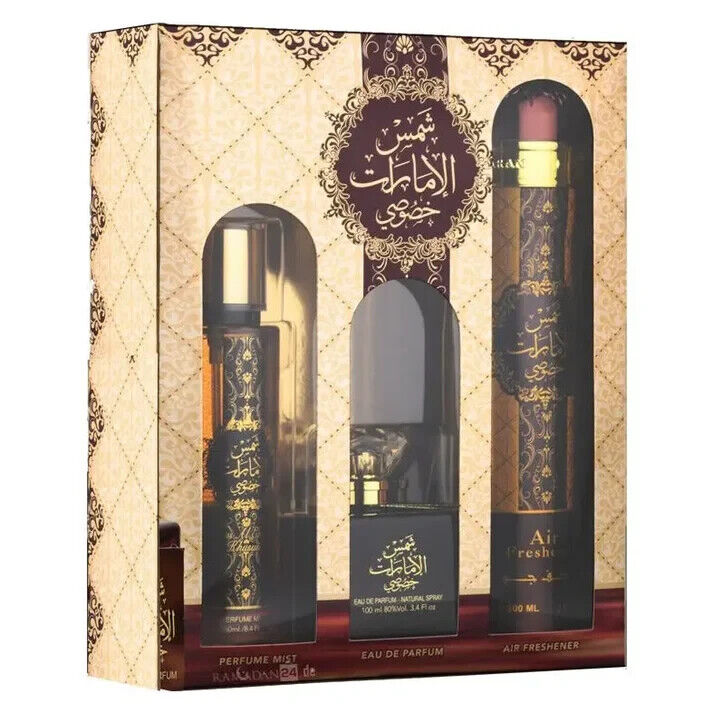 Shams Al Emarat Khususi | 3 Piece Gift Set Collection | Ard Al Zaafaran