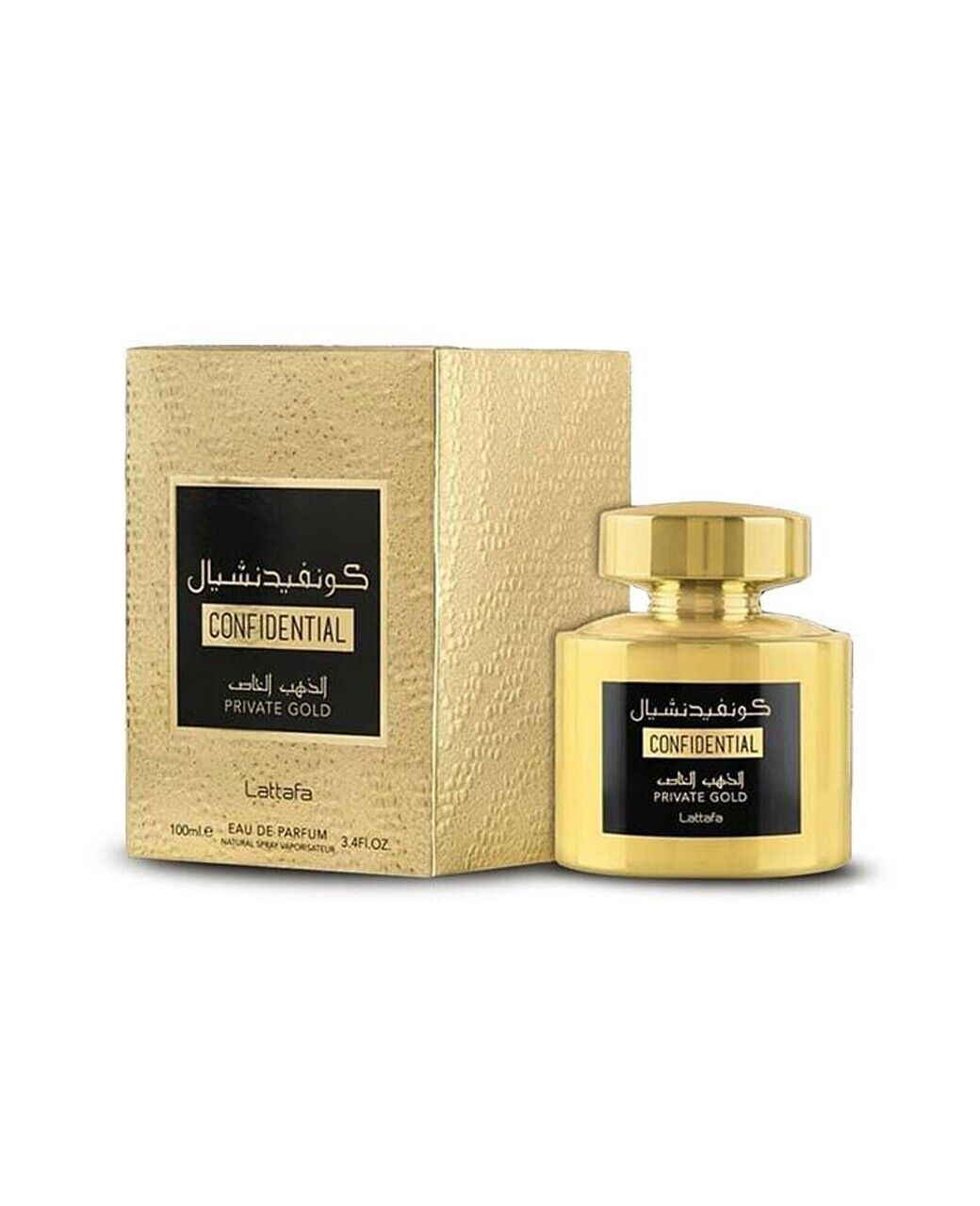Confidential Private Gold | Eau De Parfum | 100ml | Lattafa