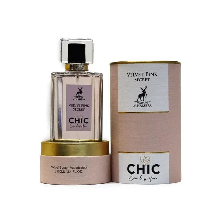 Velvet Pink Secret Chic | Eau De Parfum | 100ml | Maison Alhambra