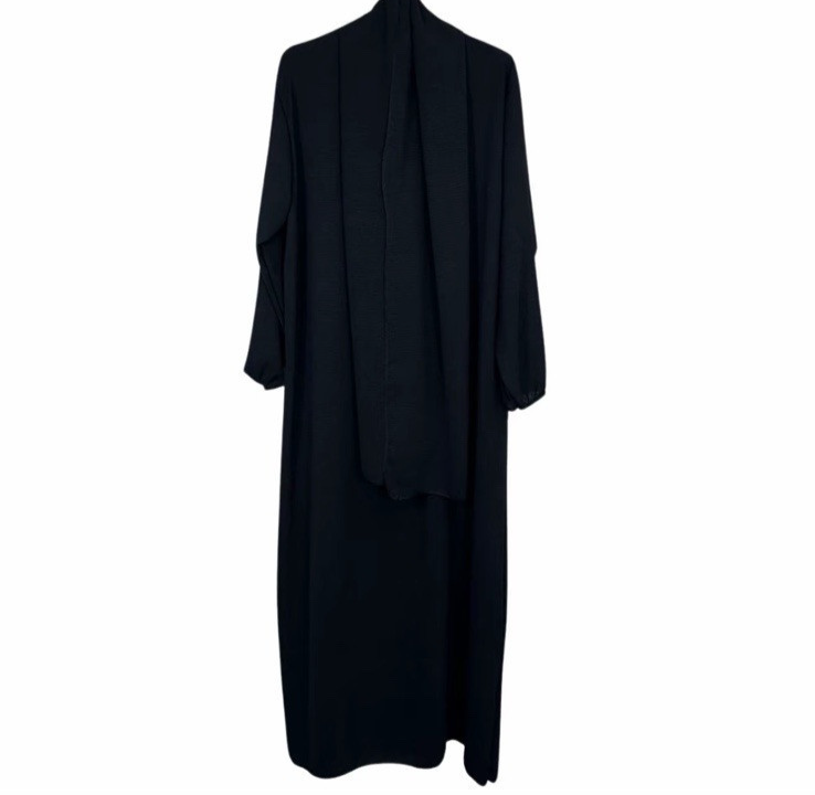 Girls Abaya With Scarf | Long Modest Dress | Islamic Muslim Ramadan Prayer Eid