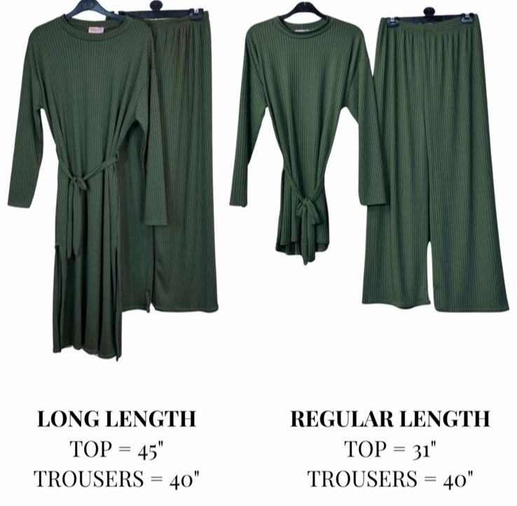 Womens Co-ord Set | 2 Piece Pleated Outfit With Belt | Short Length Top