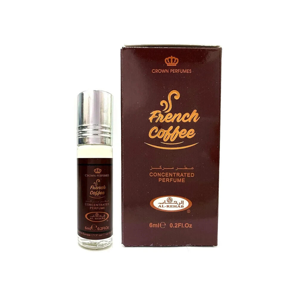 French Coffee | Roll On | Perfume Oil | 6ml | Al Rehab | Original Parfum