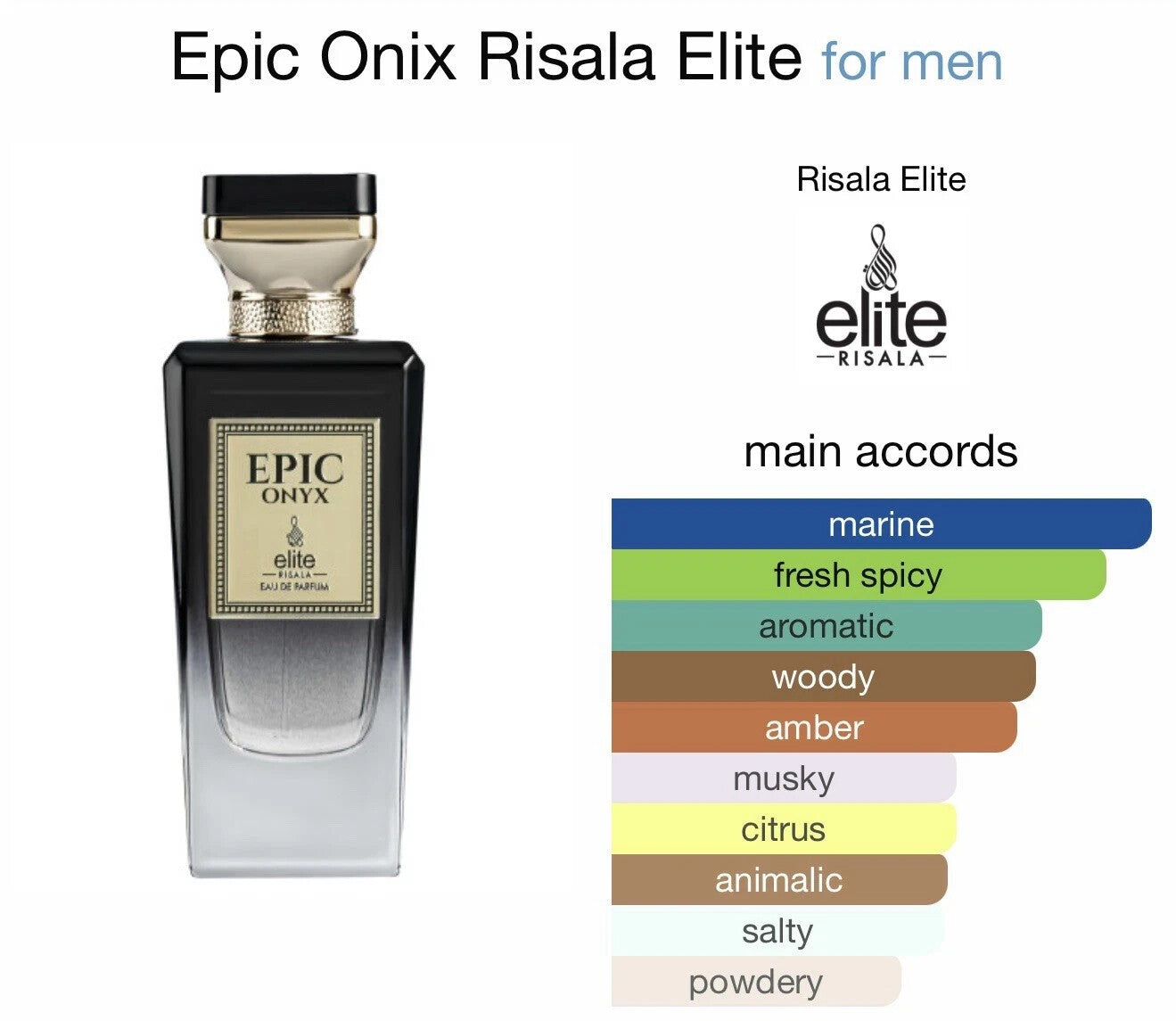 Epic Onyx | Eau De Parfum | 100ml | House Of Armaf | Risala Elite