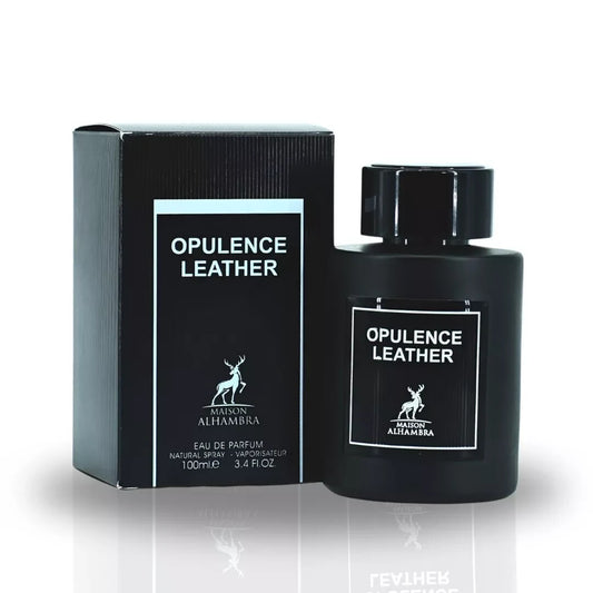 Opulence Leather | Amber & Leather | Eau de Parfum | 100ml | Maison Alhambra