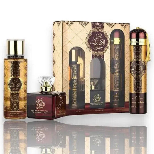Shams Al Emarat Khususi | 3 Piece Gift Set Collection | Ard Al Zaafaran
