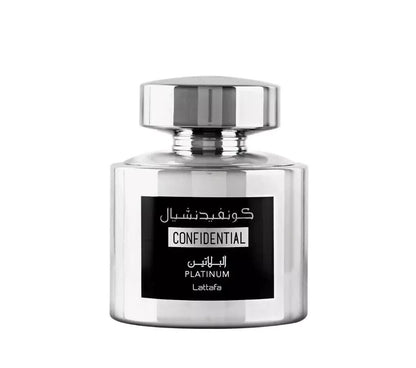 Confidential Platinum Silver | Eau de Parfum | 100ml | Lattafa