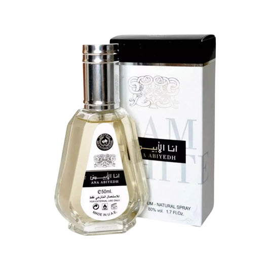 Ana Abiyedh | I Am White | Eau de Parfum | 50ml | Ard Al Zaafaran