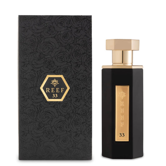 Reef 33 Unisex Oriental Woody EDP 3.4 fl oz Long-Lasting Saffron Oud Perfume